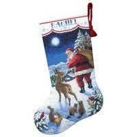 Dimensions Counted X Stitch - Stocking: Santa\'s Arrival