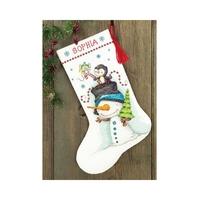 Dimensions Counted X Stitch Jolly Trio Stocking Cross Stitch Kit