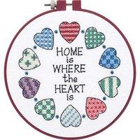 Dimensions Learn-a-craft - Stamped X Stitch: Home-heart