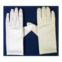 DIY Wedding Small Satin Gloves White