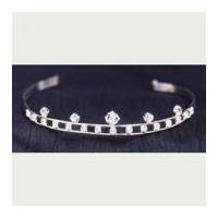 DIY Wedding Diamante Star Headband Silver