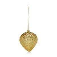 Distressed Finish Gold Onion Bauble