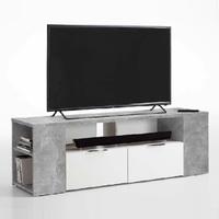 Diana TV Stand In Light Atelier And White With 2 Drawers