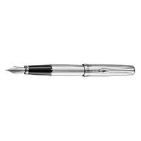 Diplomat Excellence A Guilloch Chrome Fountain Pen