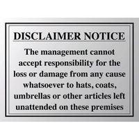 DISCLAIMER NOTICE - -