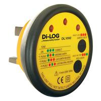 Di-Log DL1092 Socket Tester c/w RCD Test, Earth Volt Test