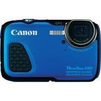 Digital camera Canon PowerShot D30 12.1 MPix Optical zoom: 5 x Blue Full HD Video, GPS, Underwater camera, Frost-resist