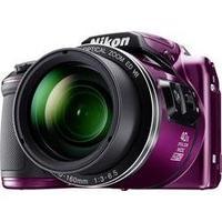 Digital camera Nikon Coolpix B-500 16 MPix Optical zoom: 40 x Purple Full HD Video, Flip screen, Bluetooth