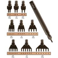 Diamond Hole Chisel Set For Leather Punching