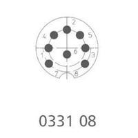 DIN connector Plug, straight Num...