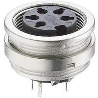 DIN connector Socket, vertical vertical Number of pins: 5 Silver Lumberg KFR 50 1 pc(s)