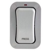 Diall 1-Gang 1-Way 20A Single Press Retractive Outdoor Switch