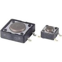 Diptronics SMD push button, 12 V/DC, 50 mA DTSM-63N-V-B SMD