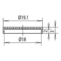 Diffuser Opal Suitable for Reflector 18 mm 01 Brand Mentor 2451.0600