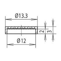 Diffuser Clear Suitable for Reflector 12 mm 01 Brand Mentor 2450.0300