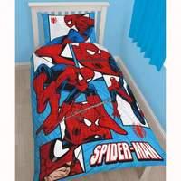 Disney Spiderman Ultimate Parker Single Panel Duvet Set /homeware