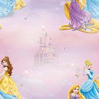 Disney Pretty As A Princess Decorative Wallpaper Multi