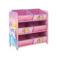 Disney Princess 6 Bin Storage Unit