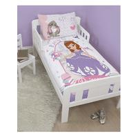 Disney Sofia The First Academy Junior Toddler Bed Duvet Cover and Pillowcase Set