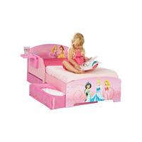 disney princess toddler bed shelf underbed storage