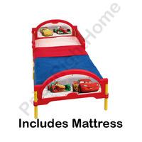 Disney Cars Cosytime Toddler Bed + Fully Sprung Mattress