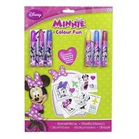 disney minnie mouse colour fun with 6 markers