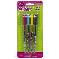disney minnie mouse pack of 4 gel pens