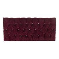 Diamante Maurice Headboard King Plum