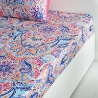 Divali Cotton Satin Fitted Sheet
