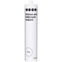 Diall Ready to Use Kichen & Bathroom White Sealant 310 ml