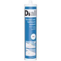 Diall Sanitary White Sealant 310 ml