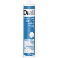 diall sanitary transparent sealant 310 ml