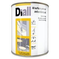 Diall White Most Surfaces Primer & Undercoat 750ml