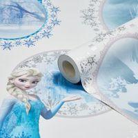 Disney Blue & Purple Disney Frozen Elsa Mica Effect Wallpaper