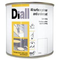 diall white most surfaces primer undercoat 250ml