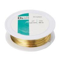 Diall Brass Brass Wire 0.8mm x 50m