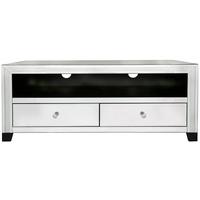 Diamond Crush Mirrored Entertainment Unit