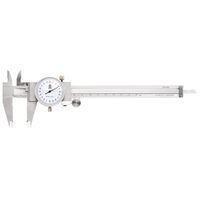 Dial Caliper White Face 0-6in