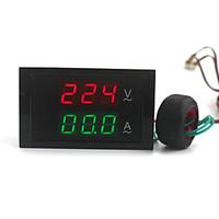 Digital Dual Display AC Voltmeter Ammeter (100~300V / 0~100A)