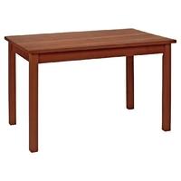 Dining Table Walnut Finish Wood 1220mm