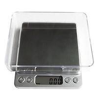 Digital LCD Electronic Kitchen Weight Food Scale Balance1000g/0.1g, Plastic 12.7X10.6X1.9cm