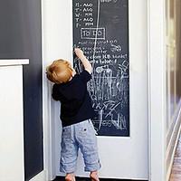 DIY Wall Stickers Removable Washable Environmental Friendly Blackboard Wall Decals Chalks Included