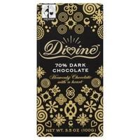 divine chocolate 70 cocoa dark chocolate bar 10x35oz
