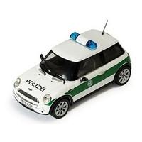Diecast Model Mini Cooper Polizei (2002) in White