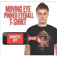 digital dudz frantically moving eyeball digital t shirt size large