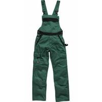 Dickies Two Tone Work Bib & Brace, Green/Black, 106