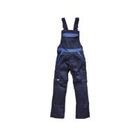 Dickies Two Tone Work Bib & Brace, Navy/Royal, 44