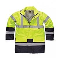 Dickies Workwear SA7004 Hi Visibility Two Tone Parka Jacket Coat