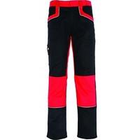 dickies mens industry 260 workwear trousers red black in1001r