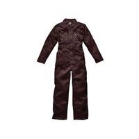 Dickies Redhawk Zip Front Coverall Regular / Mens Workwear (44inch) (Black)